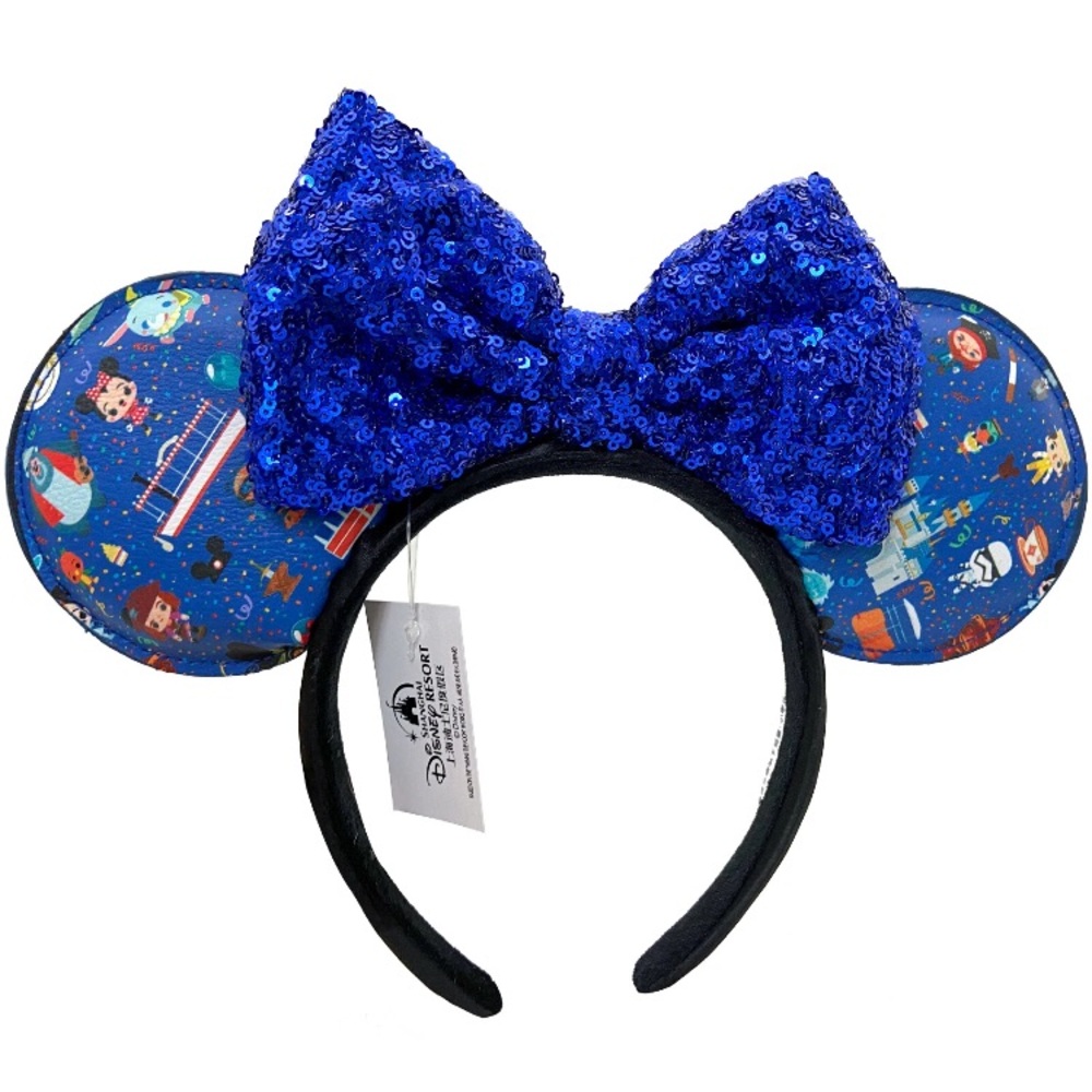 New Disney Parks Shanghai Loungefly Chibi Park Mickey Minnie Mouse Ears Headban